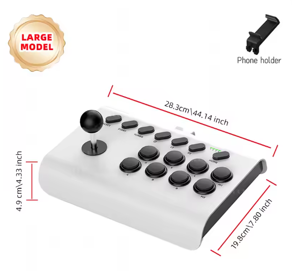 Arcade Stick Joystick - Joystick Arcade Wireless per PC/Android/iOS/Switch/PS3/PS4, Controller