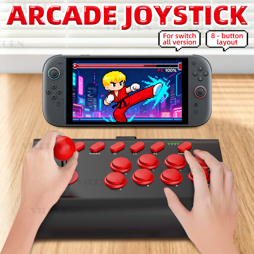 Arcade Stick Joystick - Arcade Stick a 8 pulsanti per