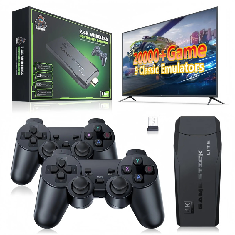 Retro Gaming Hdmi Stick - Console di Gioco Retrò Wireless M8