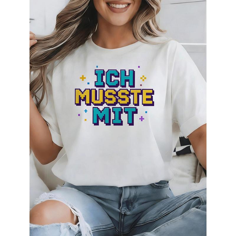 Retro Gaming Meme - Ich Musste Mit German Meme T-Shirt