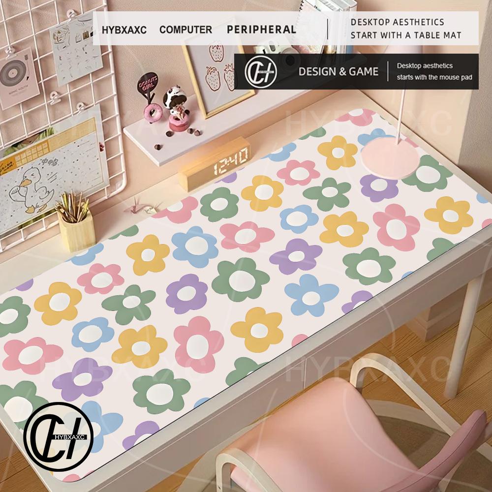 Retro Gaming Keyboard And Mouse - Tappetino per Mouse con Fiori Colorati