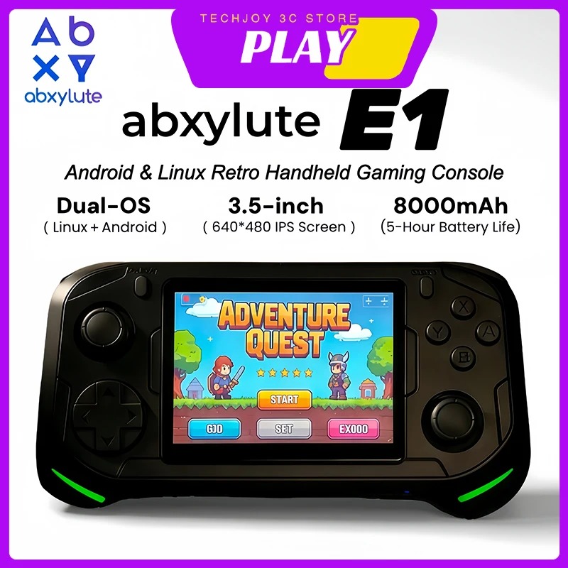 Retro Gaming Os Linux - Console di Gioco Portatile Abxylute E1