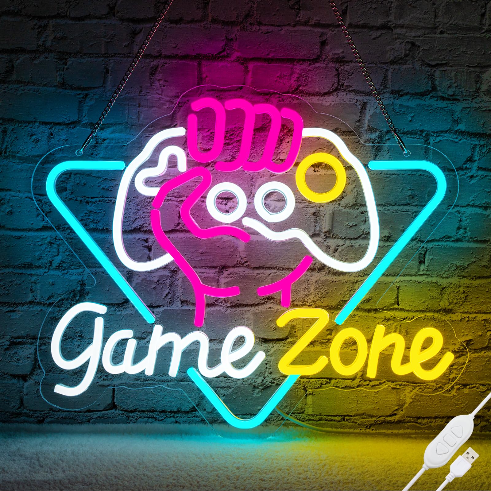 Retro Gaming Projector - Gioco Zome Insegna al neon Decorazione