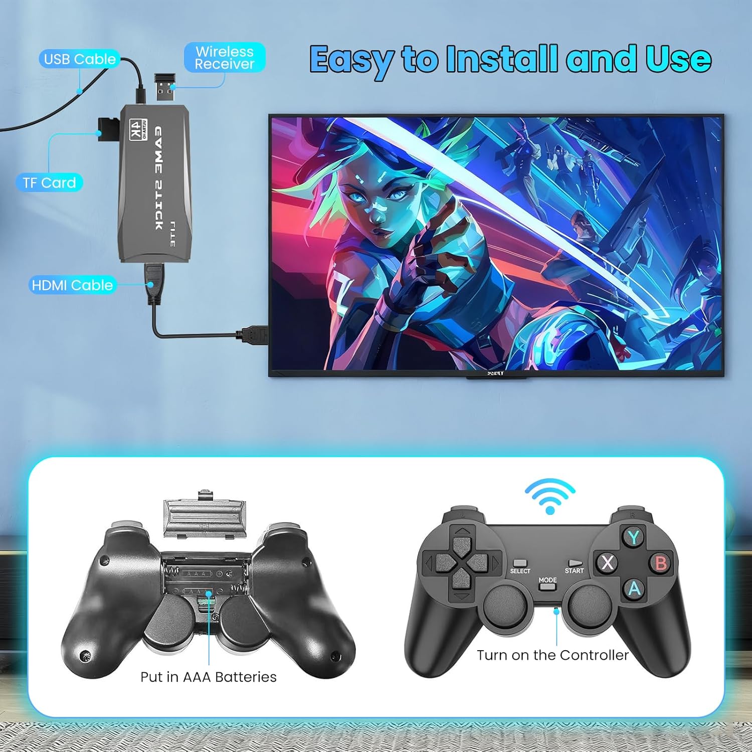 Console di Gioco M8 con 20000+ - Retro Gaming Hdmi Stick recensione e prezzo