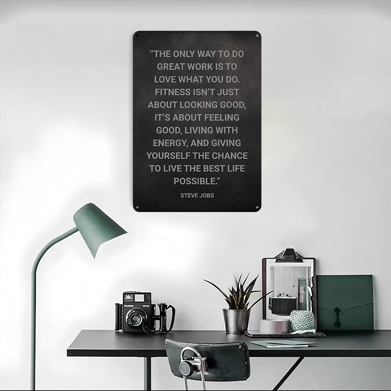 Poster in Metallo con Citazion - Retro Gaming Jobs recensione e prezzo