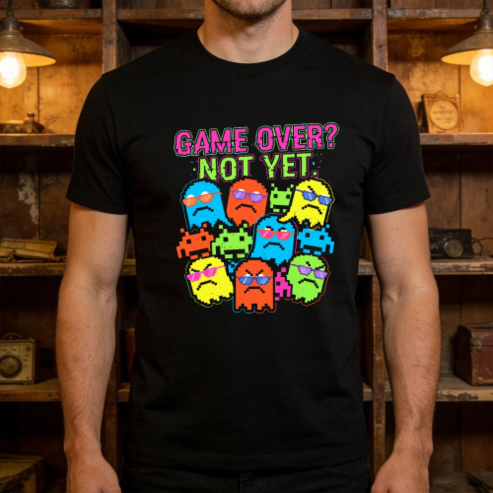 T-shirt in cotone casual con s - Retro Gaming Meme recensione e prezzo